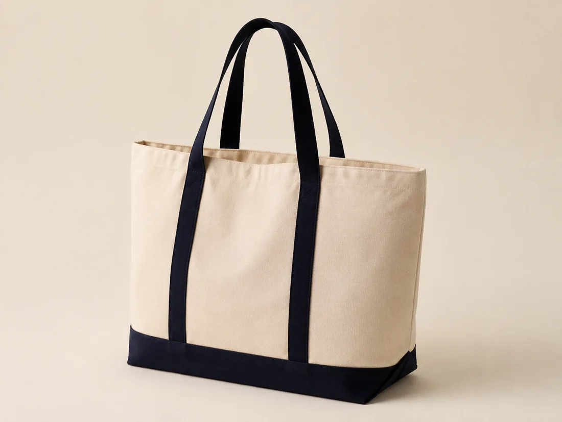 Unbranded canvas tote bag design reference